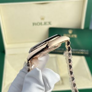 Rolex Day-Date 228235 Gray Ombre Gold Wrapped 186 Grams QF Factory 40mm (5)