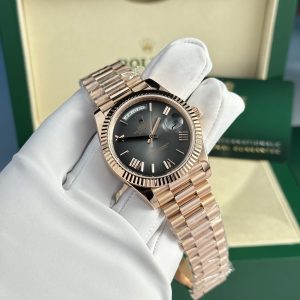 Rolex Day-Date 228235 Gray Ombre Gold Wrapped 186 Grams QF Factory 40mm (5)