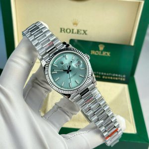 Rolex Day-Date 228236 Ice Blue Dial Best Replica GM Factory 40mm (3)