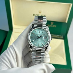 Rolex Day-Date 228236 Ice Blue Dial Best Replica GM Factory 40mm (3)