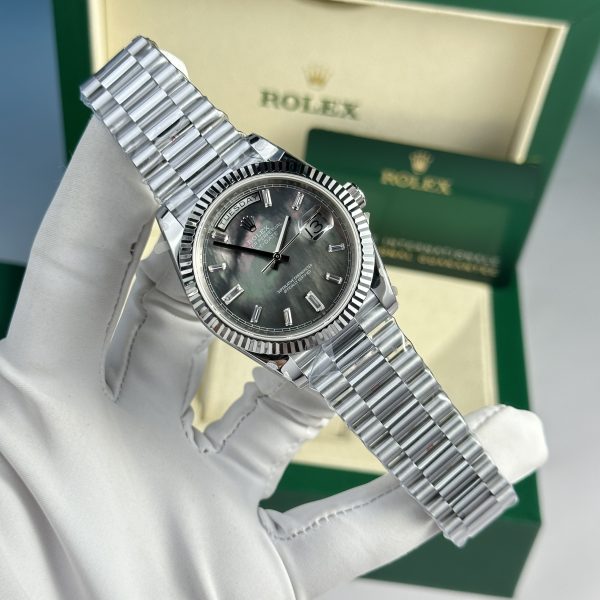 Rolex Day-Date Mother Of Pearl Dial Best Replica Watch QF Factory 36mm (7)