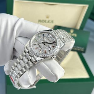 Rolex Day-Date Rainbow Dial Best Replica Watch TW Factory 36mm (9)