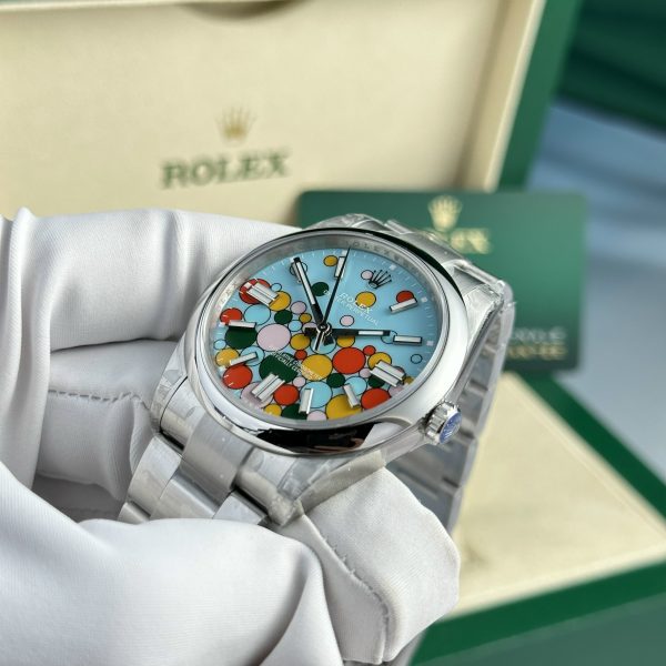 Rolex Oyster Perpetual 124300 Celebration Dial Clean Factory Best Replica 36mm