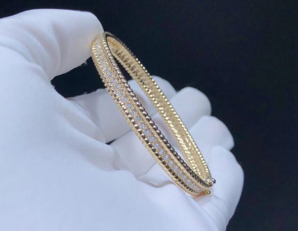 Van Cleef & Arpels Bracelet Custom Natural Diamond 18K Gold (2)