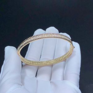 Van Cleef & Arpels Bracelet Custom Natural Diamond 18K Gold (2)