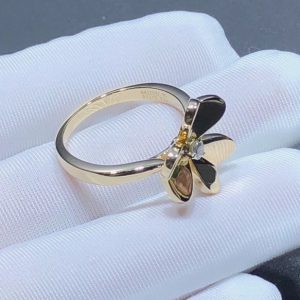 Van Cleef & Arpels Frivole Rings Natural Diamond 18K Gold Custom (2)