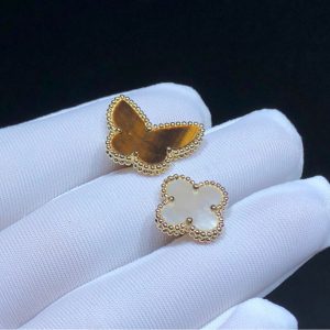 Van Cleef & Arpels Lucky Alhambra Rings Remake 18K Gold Mother Of Pearl (2)