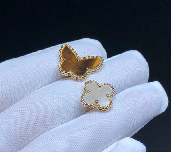 Van Cleef & Arpels Lucky Alhambra Rings Remake 18K Gold Mother Of Pearl (2)