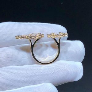 Van Cleef & Arpels Lucky Alhambra Rings Remake 18K Gold Mother Of Pearl (2)