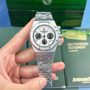 Audemars Piguet Royal Oak 26331ST White Dial Fake Watch IP Factory 41mm (2)