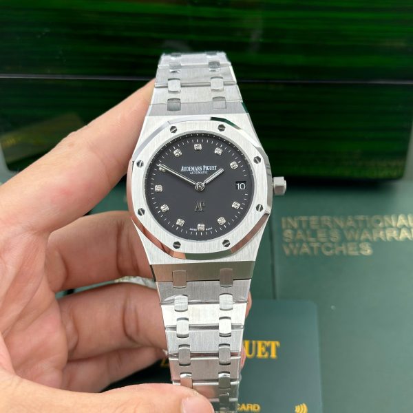 Audemars Piguet Royal Oak Jumbo Extra-Thin 15206PT Replica 11 Watch Black Dial IP Factory 39mm (2)