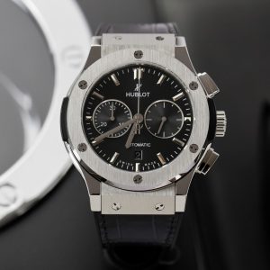 Hublot Classic Fusion Chronograph Fake 11 Watch Dial Black 42mm (2)