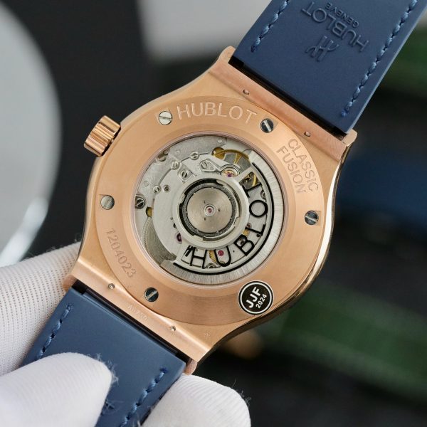 Hublot Classic Fusion King Gold Blue Best Replica JJF Factory 42mm (2)