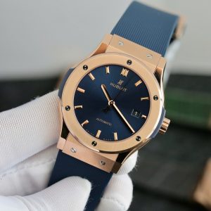 Hublot Classic Fusion King Gold Blue Best Replica JJF Factory 42mm (2)