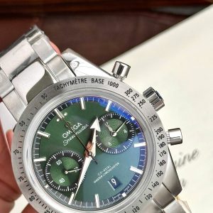 Omega Speedmaster 57 Chronograph Replica Watch Green Dial (1)