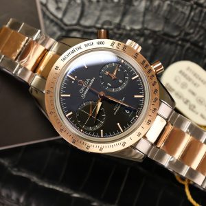 Omega Speedmaster Co-xial Chronograph Demi Rose Gold Replica 11 Watch 41 (2)