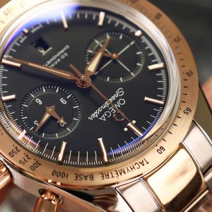 Omega Speedmaster Co-xial Chronograph Demi Rose Gold Replica 11 Watch 41 (2)