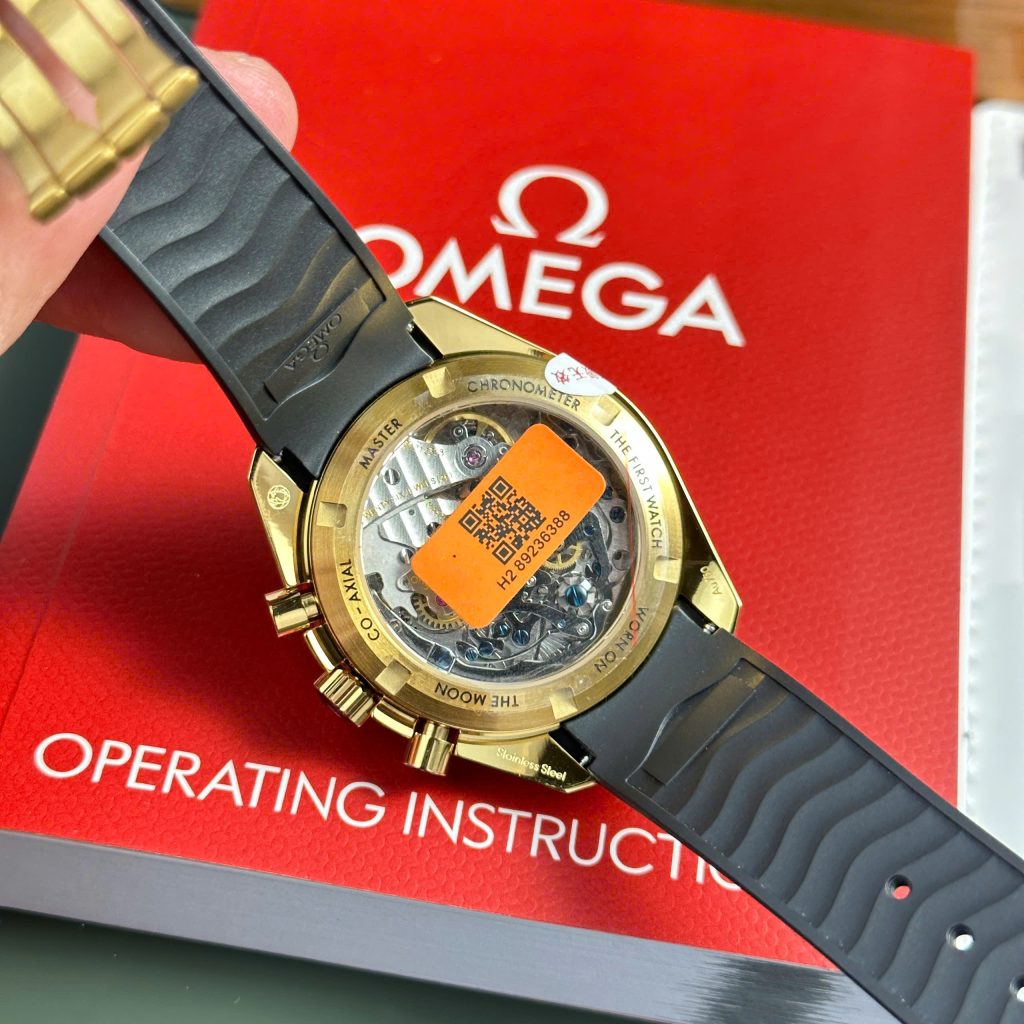 Omega Speedmaster Moonwatch Best Replica Watch Yellow Dial RM Factory 44mm (2)