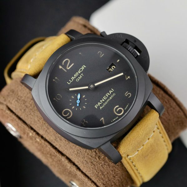 Panerai Luminor GMT 3 Day Power Reserve Black Ceramic VS Factory 40mm (9)