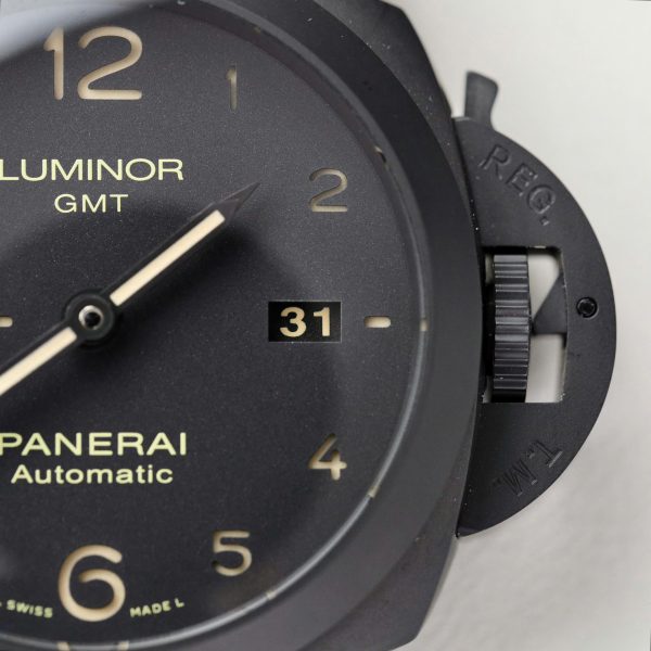 Panerai Luminor GMT 3 Day Power Reserve Black Ceramic VS Factory 40mm (9)