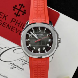 Patek Philippe Aquanaut 5167 Replica 11 Watch Red Rubber Strap 40mm (1)