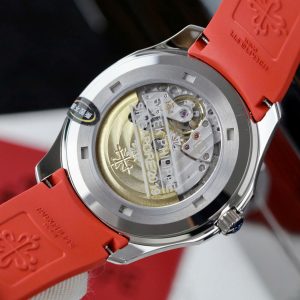 Patek Philippe Aquanaut 5167 Replica 11 Watch Red Rubber Strap 40mm (1)