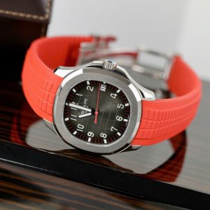 Patek Philippe Aquanaut 5167 Replica 11 Watch Red Rubber Strap 40mm (1)