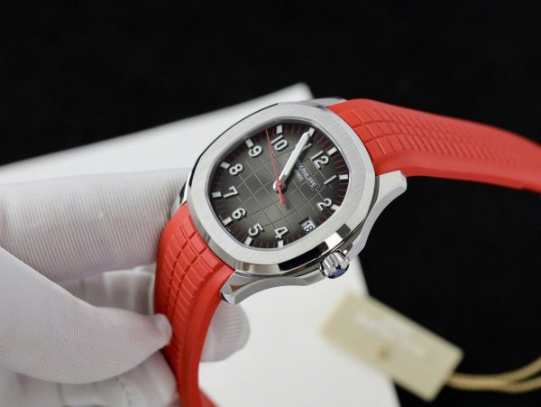 Patek Philippe Aquanaut 5167 Replica 11 Watch Red Rubber Strap 40mm (1)