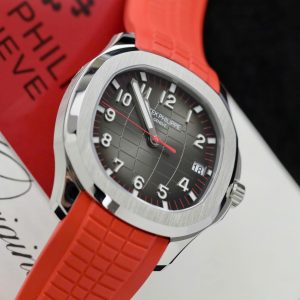 Patek Philippe Aquanaut 5167 Replica 11 Watch Red Rubber Strap 40mm (1)