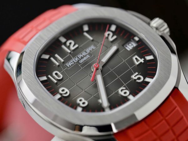 Patek Philippe Aquanaut 5167 Replica 11 Watch Red Rubber Strap 40mm (1)