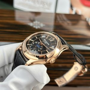 Patek Philippe Complications 5205R Rose Gold Replica Watch Leather Strap 40mm (1)