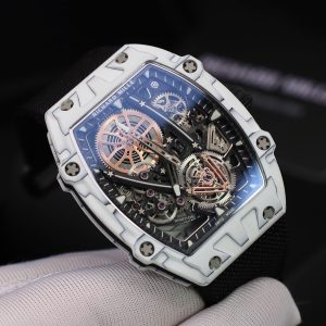 Richard Mille RM27-05 Rafael Nadal White Carbon Best Replica Watch 37.25×47 (8)