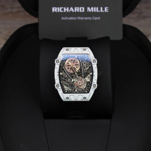 Richard Mille RM27-05 Rafael Nadal White Carbon Best Replica Watch 37.25×47 (2)