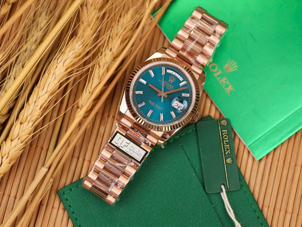 Rolex Day-Date 128235 Best Replica Watch President Strap Weight 158gram QF Factory 36mm (2)