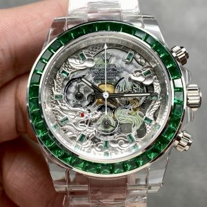 Rolex Daytona AET Remould Best Replica Watch Customize Sapphire Gemstone 40mm (2)