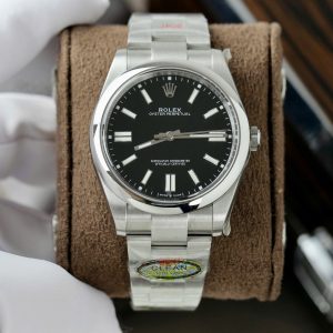 Rolex Oyster Perpetual Best Replica Watch Black Dial Clean Factory 41mm (2)