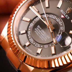 Rolex Sky-Dweller 326235 Rose Gold Replica 11 Watch Noob Factory 42mm (2)