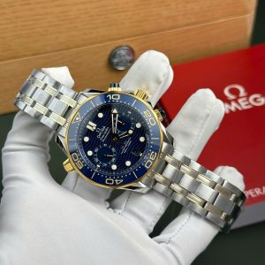 Omega Seamaster Diver 300M Chronograph Replica 11 Watch Blue Dial N1 Factory 44mm (2)