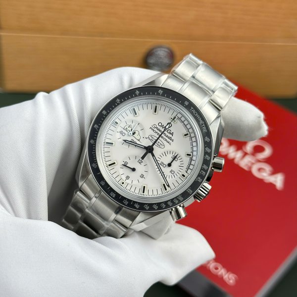 Omega Speedmaster Apollo 13 Silver Snoopy Replica 11 Watch OM Factory 42mm (2)