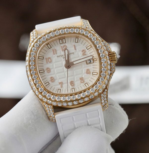 Patek Philippe 5067 Replica 11 Watch Gold Wrapped + Moissanite Diamonds Custom 35 (2)