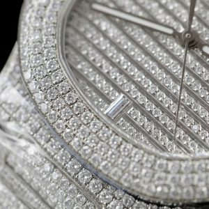 Patek Philippe 5719 Replica Watch Custom Moissanite Diamonds Hong Kong 40mm (2)