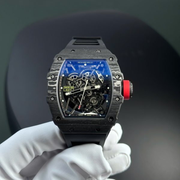 Richard Mille Best Replica Watch RM35-02 Black Carbon ZF Factory 44mm (2)