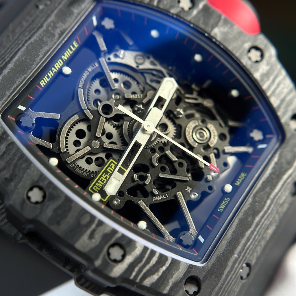 Richard Mille Best Replica Watch RM35-02 Black Carbon ZF Factory 44mm (2)