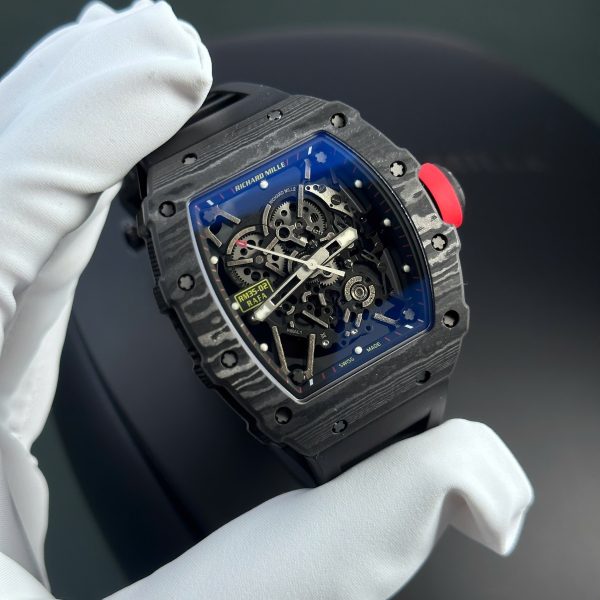 Richard Mille Best Replica Watch RM35-02 Black Carbon ZF Factory 44mm (2)