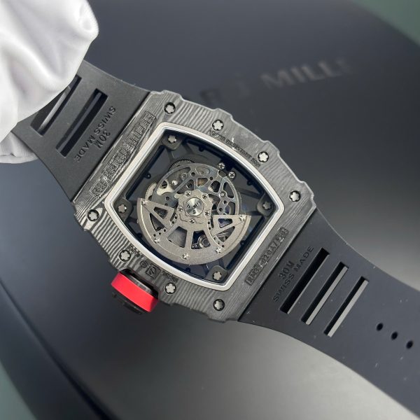 Richard Mille Best Replica Watch RM35-02 Black Carbon ZF Factory 44mm (2)