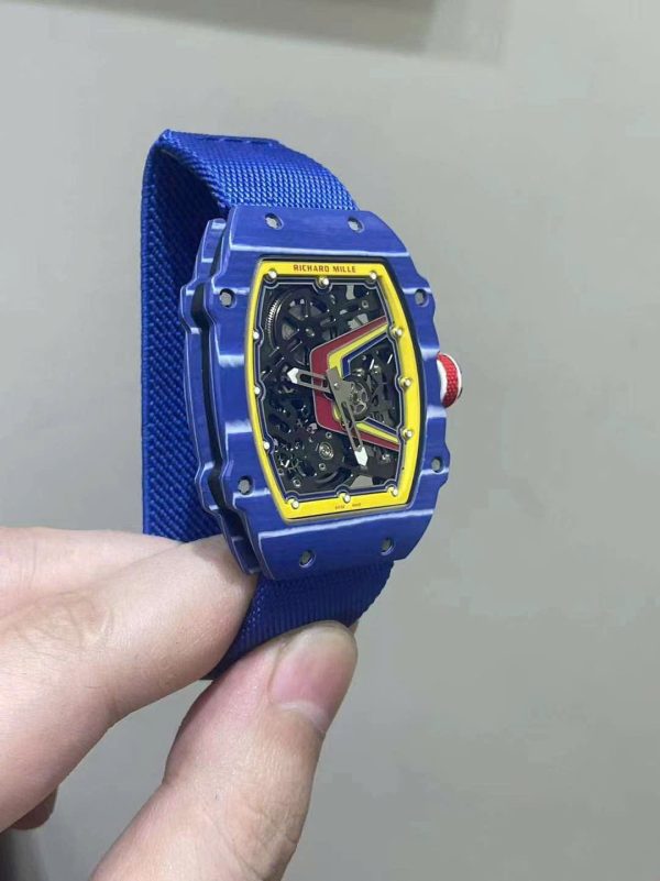 Richard Mille Best Replica Watch RM67-02 Carbon Weight 37 Grams 38.7×47 (1)