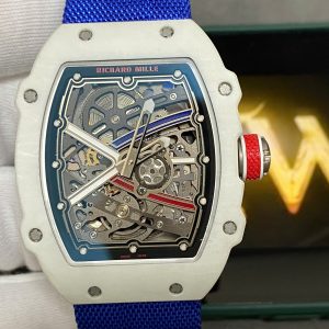 Richard Mille RM67-02 Best Replica Watch White Carbon Shell Custom Like Auth VVIP 38.7x47 (2)