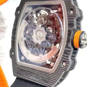 Richard Mille RM67-02 Carbon Best Replica Watch Weight 37 Grams Ultralight Orange 38.7×47 (2)