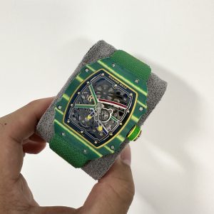 Richard Mille RM67-02 Green Carbon Customs Like Auth VVIP (4)