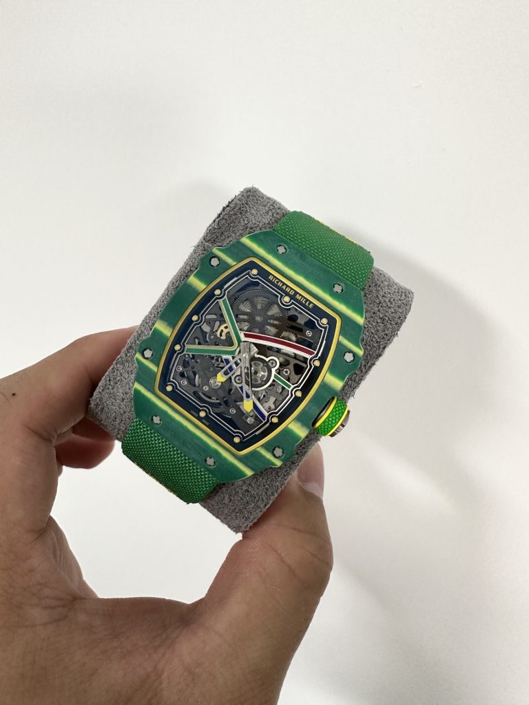 Richard Mille RM67-02 Green Carbon Customs Like Auth VVIP (4)